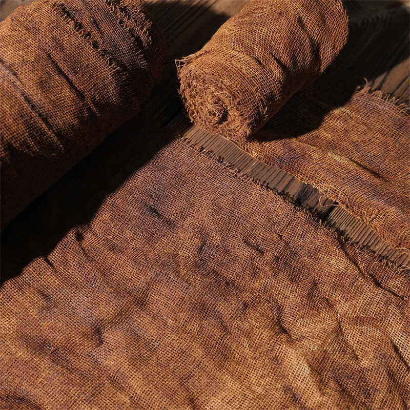 Rust-dyed gauze junk journal vintage handbook collage